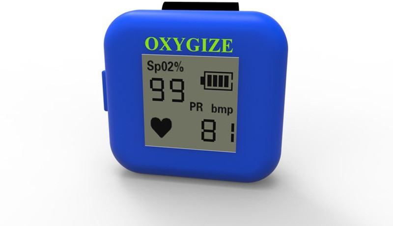 oxygize OXY2000C RING PULSE OXIMETER Pulse Oximeter(Blue)