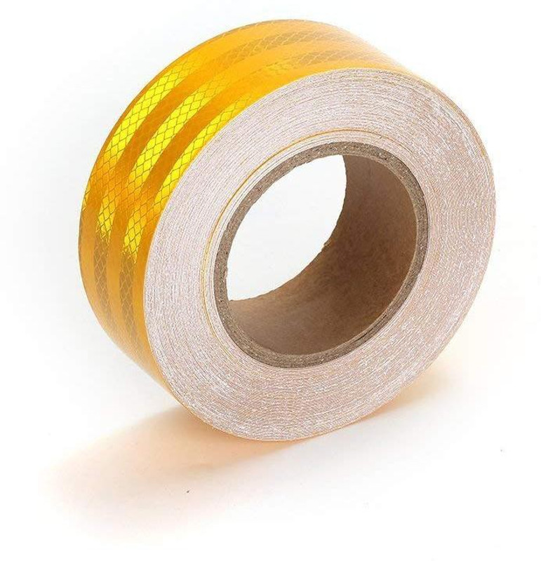 veevo High Intensity reflective tape (E21) 104R-002881, 5 meter size 50.8 mm x 5 m yellow Reflective Tape(Pack of 1)