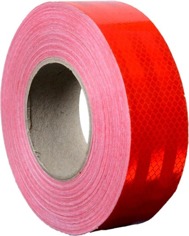 veevo High Intensity Reflective Tape (E21) 104-002881, 5 meter size 50.8 mm x 5 m red Reflective Tape(Pack of 1)