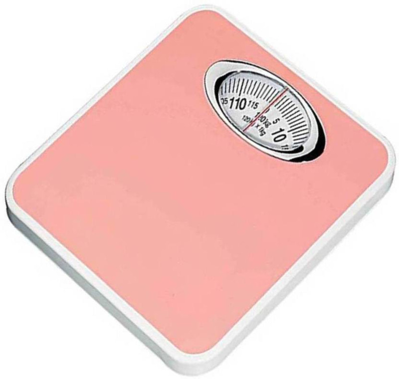 Zeom Virgo Analog Weight Machine, Capacity 120Kg Manual Mechanical Full Metal Body 9815 Weighing Scale  (Pink) Weighing Scale(Pink)
