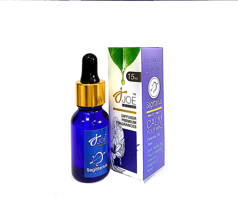 joe creation Black Pepper, Geranium, Neroli for Zodiac Sign Sagittarius, Tea Tree, Rosemary, Eucalyptus Aroma Oil (Pack of 1)(15 ml)