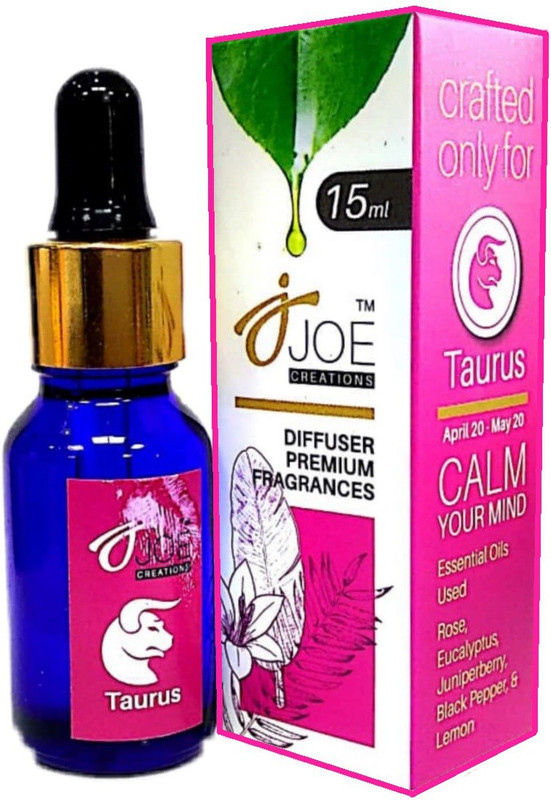 joe creation Rose, Black Pepper, Juniperberry, Eucalyptus, Lemon for Zodiac Sign Taurus Aroma Oil (Pack of 1)(15 ml)