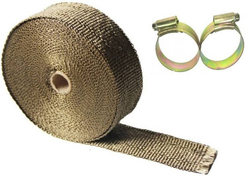 cosmetize Silencer Wrap Bike Exhaust Heat Shield