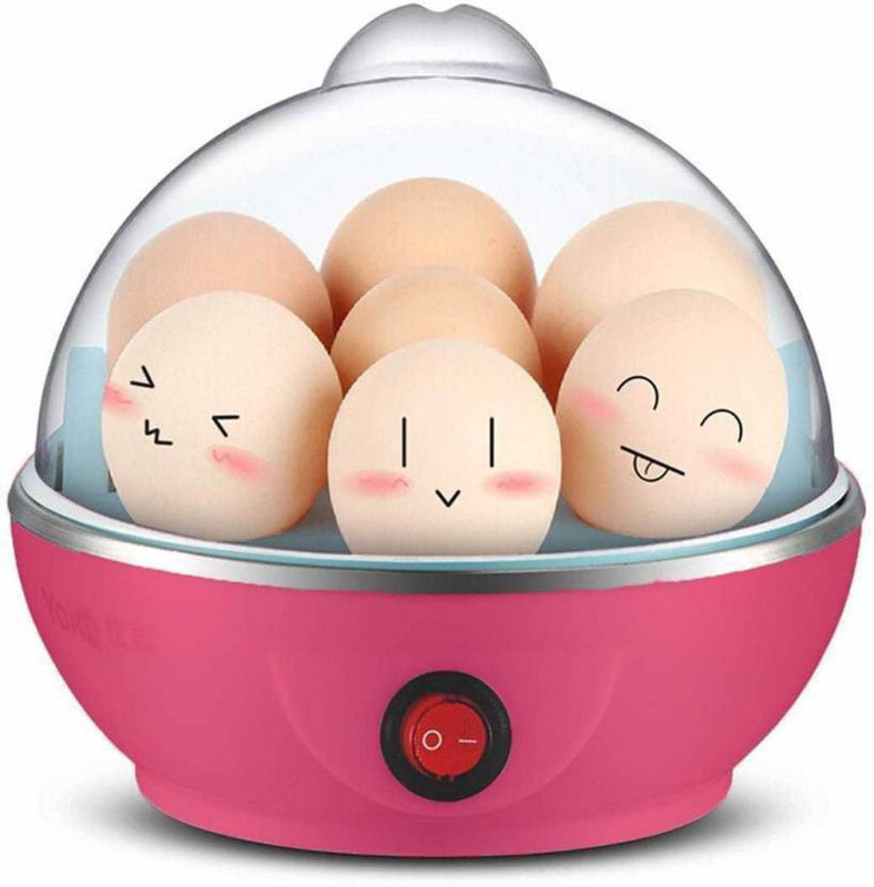 Mixoma Electronic egg boiler Electric Boiler Steamer Poacher Egg Cooker km_199 Egg Cooker(Multicolor, 7 Eggs)