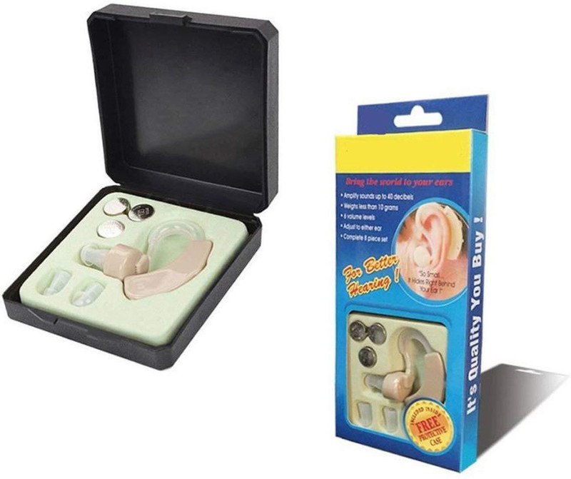 yashi creation CYBER SONIC SOUND AMPLIFIER Cyber Sonic Hearing Aid Bionic Ear Sound Amplifier Possible values are Behind the Ear, In the Ear, etc. Hearing Aid(Beige)