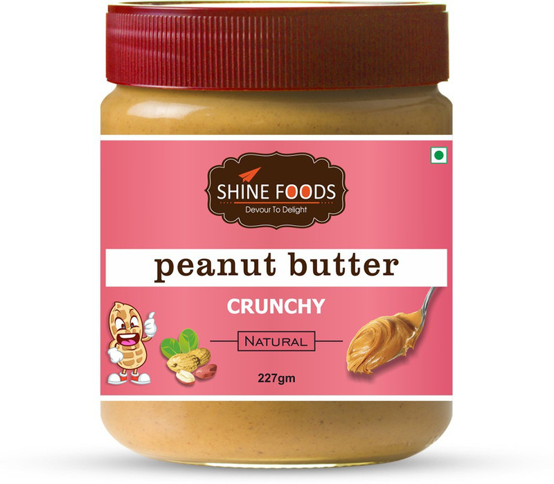 shine foods Natural Crunchy Peanut Butter (Unsweetened) 227 g