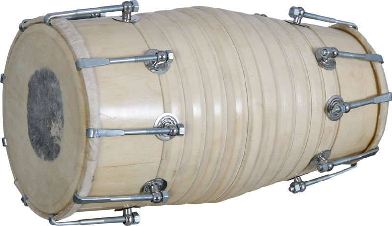 rose musical rose12 Nut & Bolts Dholak(Beige)