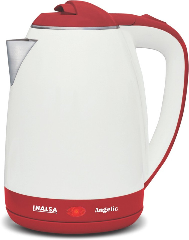 Inalsa Angelic Electric Kettle(1.8 L, Red, White)