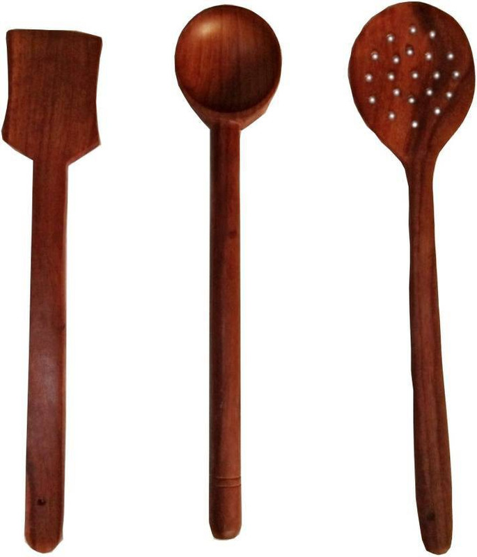 HomEnrich 3008 Wooden Spatula(Pack of 6)