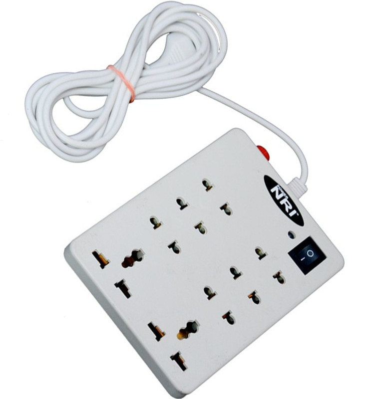 NXT POWER 8+1 (1 PCS) 8 Socket Surge Protector(White)