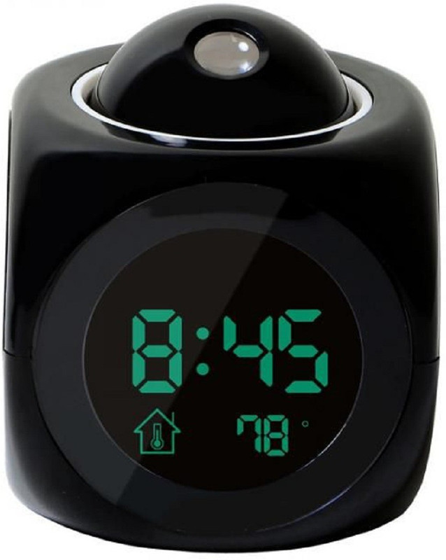 ledzz Digital Black Clock