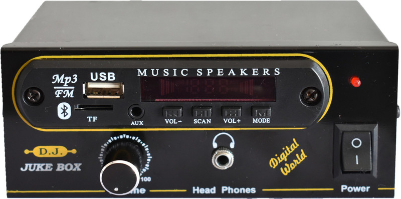 Disco Jhankar JukeBox 10 W AV Power Amplifier(Black)