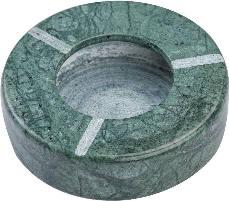 sameestidecor sam_65 Green Marble Ashtray(Pack of 1)