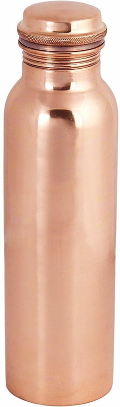 kajal toys Joint Free Leak Proof Copper Bottle, 1000 ML [ Pack of 2 ] 1000 ml Bottle(Pack of 2, Orange)