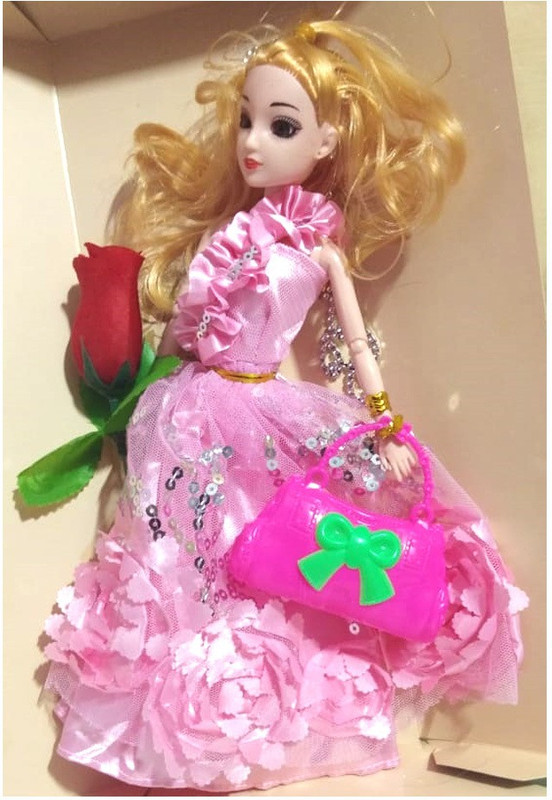 oongly Beauty and the Beast Enchanted Rose Dolls with Accessories(Multicolor)