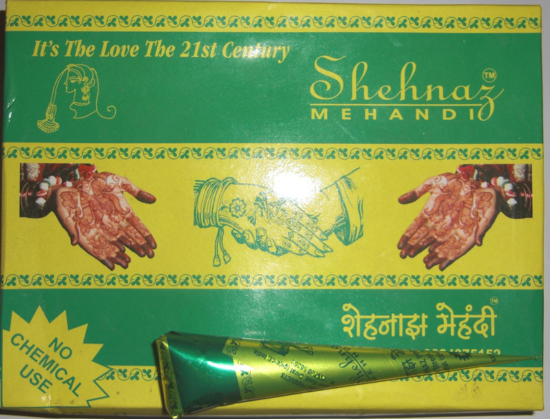 sehnaz 12 X HENNA CONES NATURAL BRIDAL BEAUTY TEMPORARY TATTOO ART(12 g)