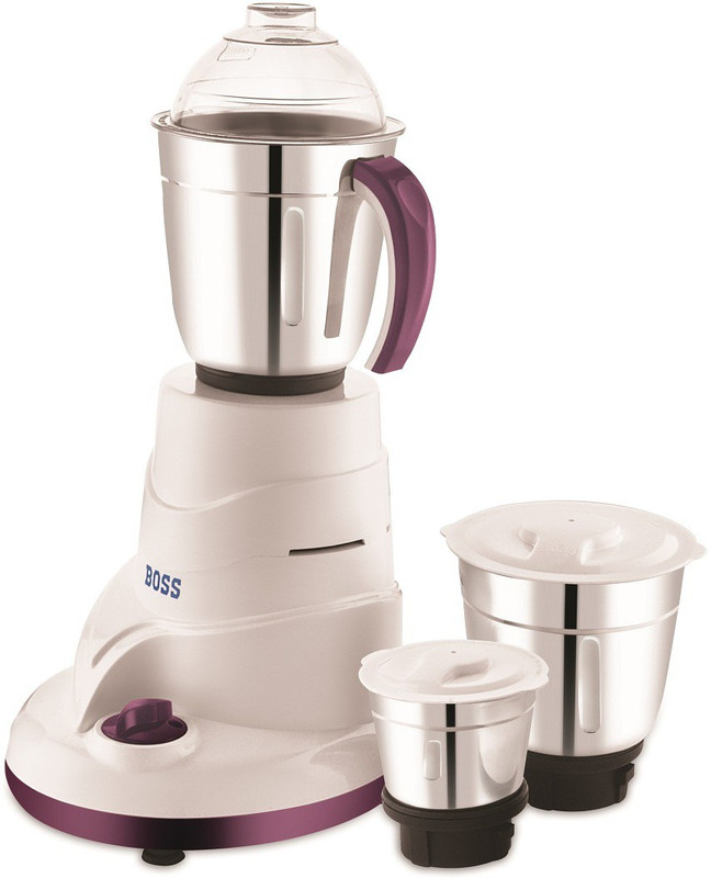Boss All Time Plus B244W 550 Mixer Grinder(White, 3 Jars) Boss All Time Plus B244W 550 Mixer Grinder(White, 3 Jars)