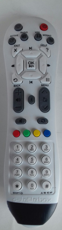 kvle VIDEOCON DVB-T Box Remote Controller(White)