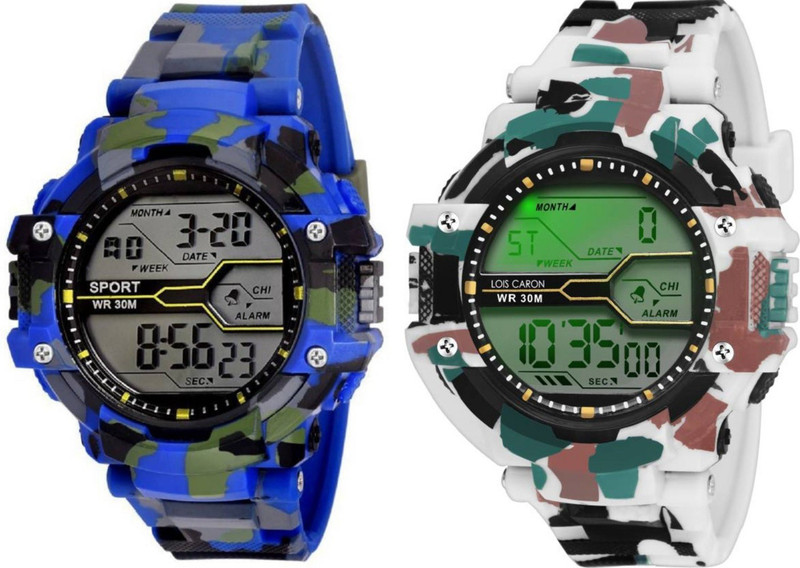zintaas ZINTAAS_PROFESSIONAL DESIGNER RUBBER BELT WATCH COMBO FOR BOYS_MEN NEW ARRIVAL FAST SELLING TRACK DESIGNER Digital Watch  - For Men
