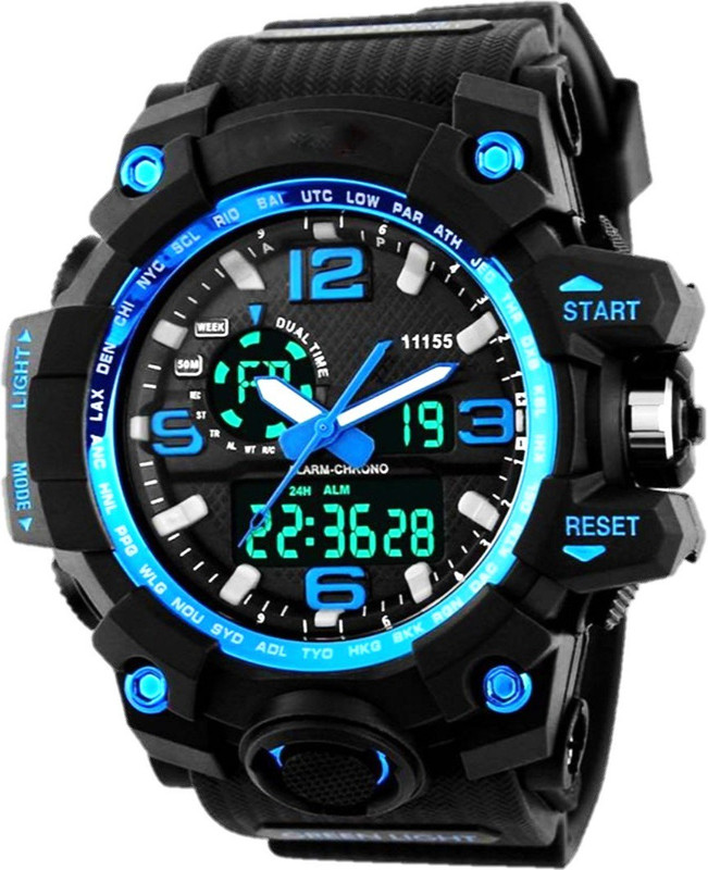 zintaas ULTIMATE SINGLE WATCH BOYS NEW ARRIVAL FAST SELLING TRACK DESIGNER PU&MA DENIM BELT WATCH FOR FESTIVAL_PARTY_PROFESSIONAL_ Analog-Digital Watch  - For Men