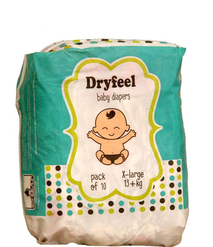 dryfeel baby dipaers - XL(10 Pieces)