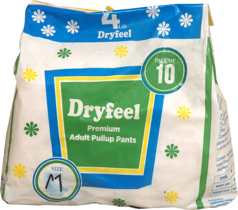 dryfeel adult pull up diapers medium - M(10 Pieces)