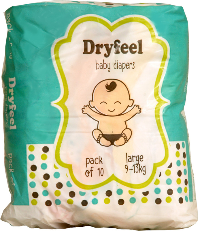 dryfeel baby dipaers - L(10 Pieces)
