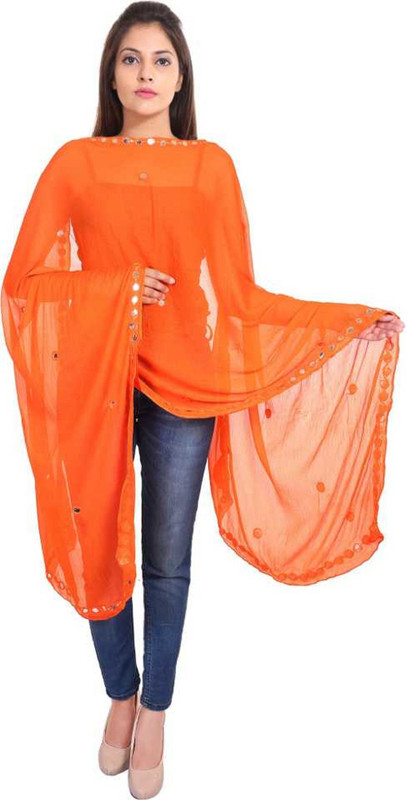 akd Chiffon Embroidered Women Dupatta