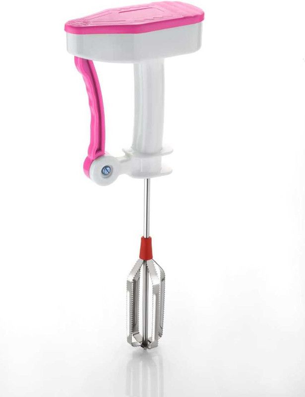 Krishna Polyplast HB001 0 W Hand Blender(White, Pink)