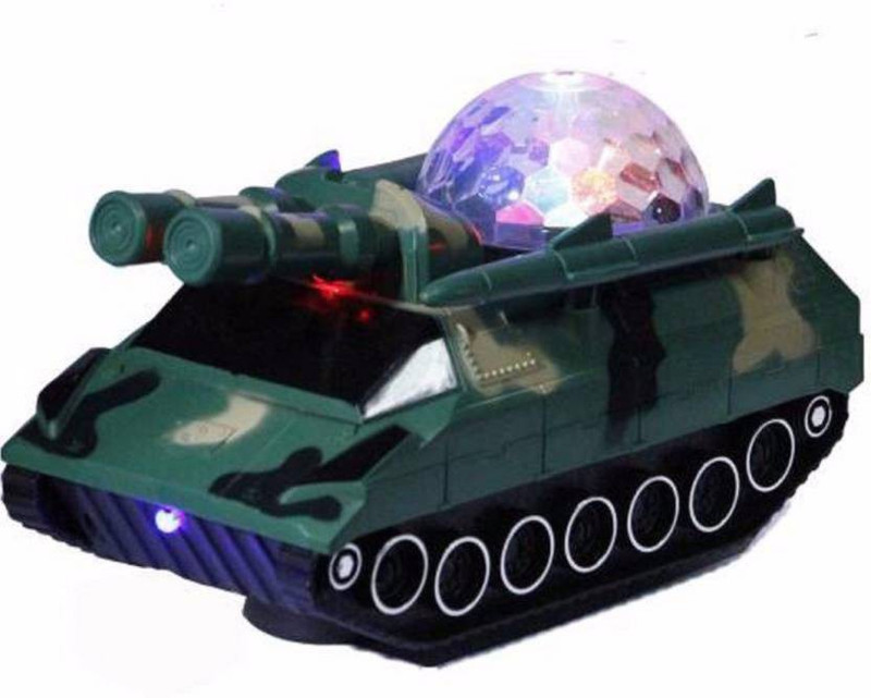 affordy collection Army Tank Car for kids (Multicolor)(Dark Green)