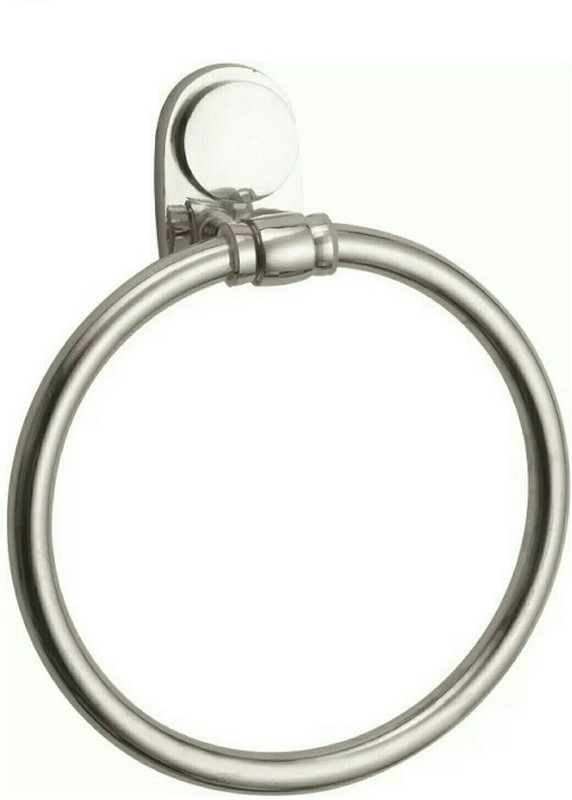 deeplax towel ring redlay towel holder stand silver Towel Holder(White Metal, Stainless Steel)