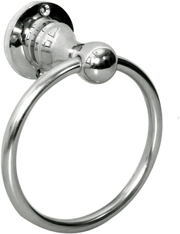 deeplax towel ring dynamic towel holder stand silver Towel Holder(White Metal, Stainless Steel)