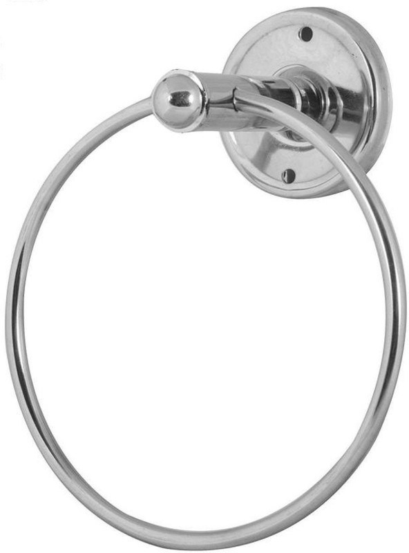 deeplax towel ring rose holder stand silver Towel Holder(Stainless Steel)