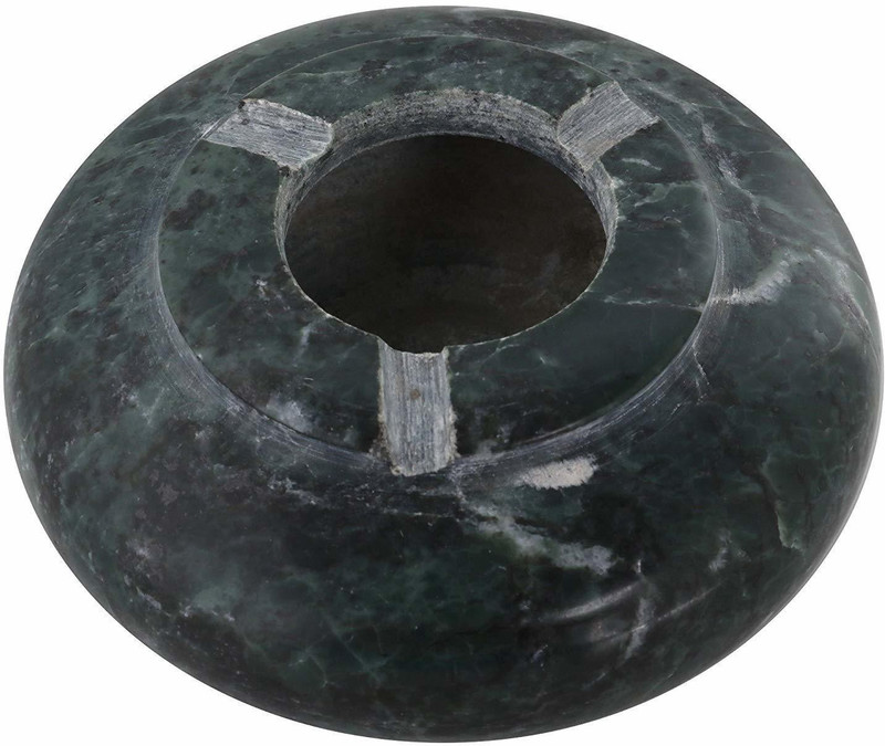 sameestidecor sam_59 Green Marble Ashtray(Pack of 1)
