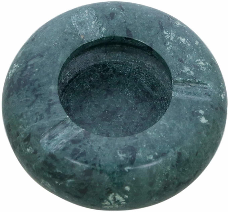 sameestidecor sam_56 Green Marble Ashtray(Pack of 1)