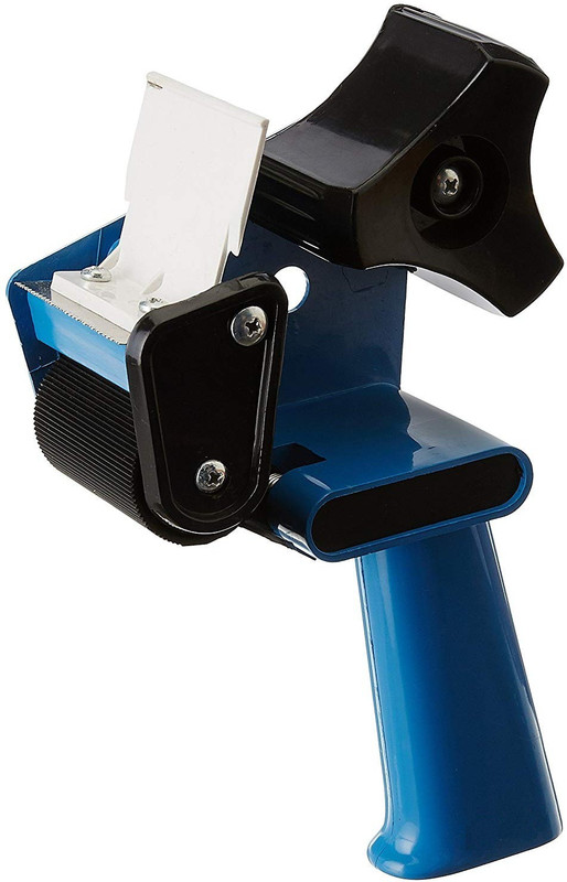 veevo Manual Hand Operated Tape Dispenser 2" single handle type (Manual)(Set of 1, Multicolor)