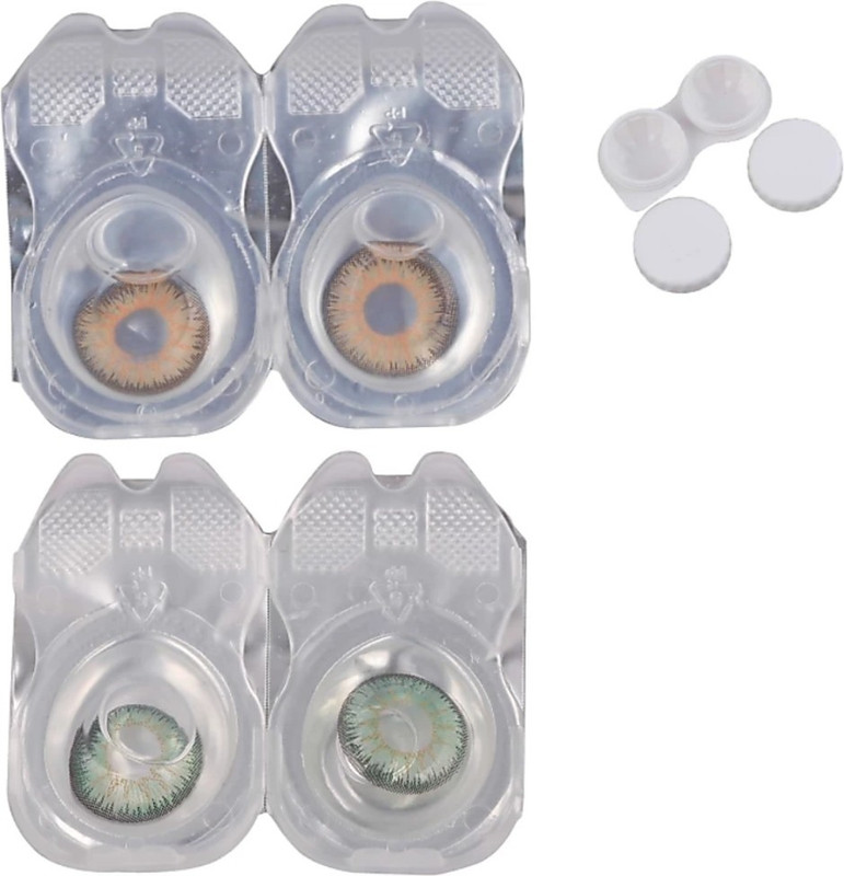 teenager Teencon60 Yearly(0.00, Colored Contact Lenses, Pack of 2)