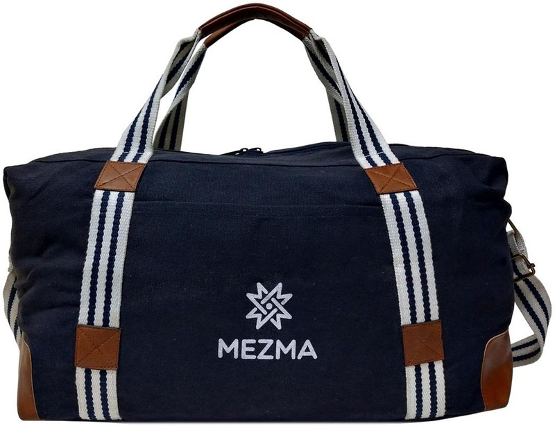 mezma MEZMA-002NB-CANVAS-DUFFEL Travel Duffel Bag(Blue)