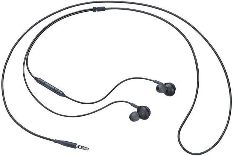 bhulli Original Earphone Headset with Mic / 3.5mm Jack Wired Headset with Mic(Grey, In the Ear)