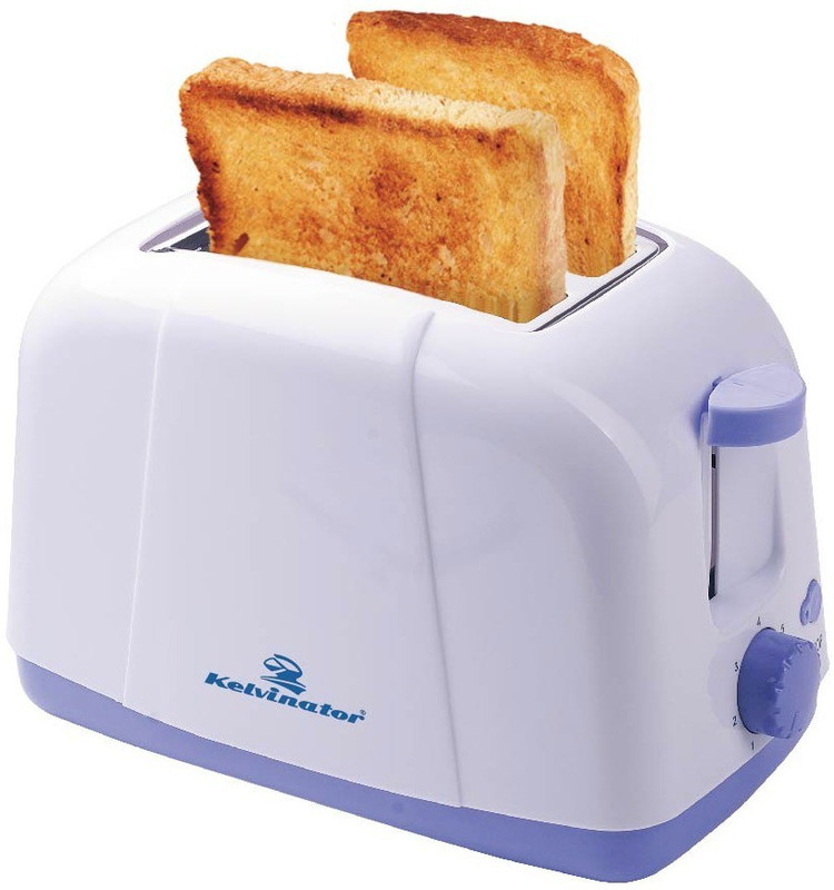 Kelvinator Cool Touch Toasters with 2 Extra Wide Slots 7 Browning Dials, Removable Crumb Tray& Cancel Function 700 W Pop Up Toaster(White)