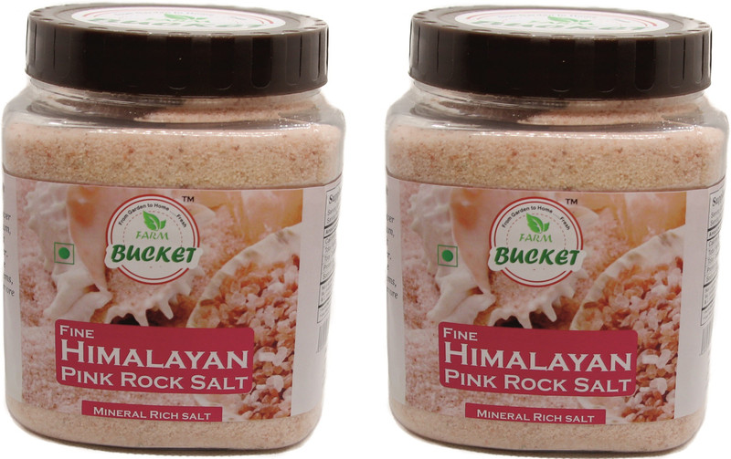 farm bucket Rock Salt 900 gm Himalayan Pink Salt(1.8 kg, Pack of 2)