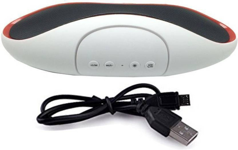 mobiashta Good Quality MINI PORTABLE Portable Bluetooth Speaker (WHITE) 3 W Bluetooth  Speaker(White, 2.1 Channel)