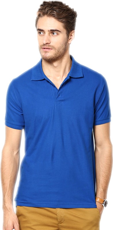 Concepts Solid Men Polo Neck Dark Blue T-Shirt RS.190 (61.00% Off) - Flipkart