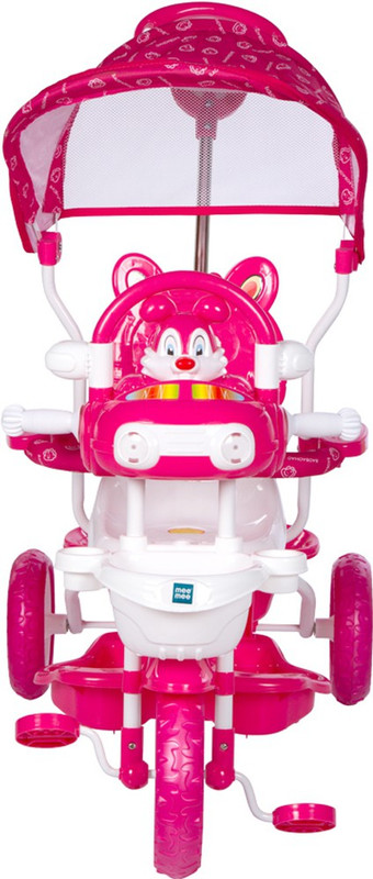 MeeMee Premium Baby Tricycle with Adjustable Seat (Pink) MM-231G Pink Tricycle(Pink)