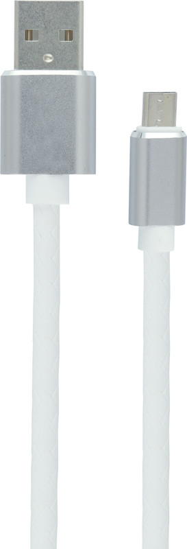 smaash the power Fast Charging Metal USB Snack Design Micro USB Cable(Compatible with Mobile, Tablet, Computer, White, Sync and Charge Cable)