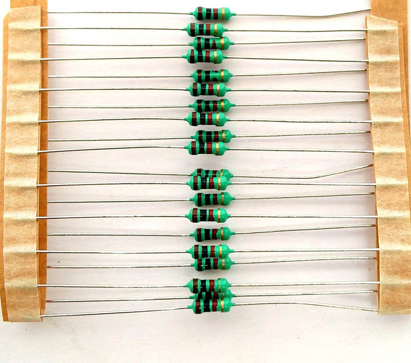 kingsbuy 1K OHM CARBON FILM RESISTORS .25 WATT TOLERANCE 5% Electronic Components Electronic Hobby Kit