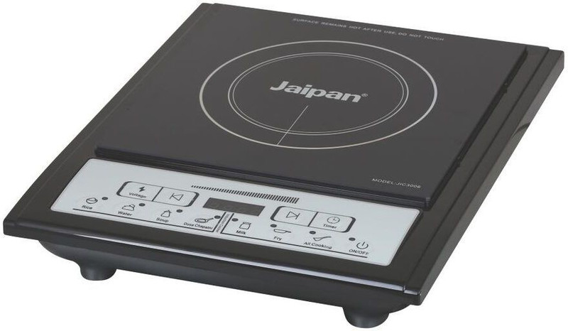 Jaipan JIC-3006 2000W CRYSTAL Induction Cooktop(Black, Push Button)