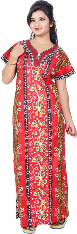 Mahaarani Women Nighty(Red)