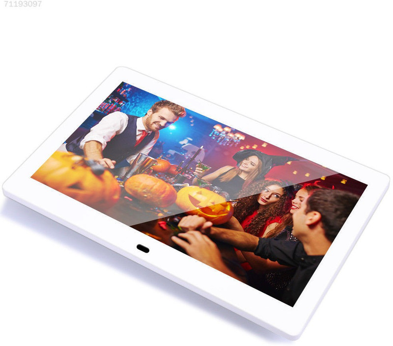 Pratham 10 Inch High-Definition LED Screen Alarm Clock Calendar MP3 Video Playback 10 inch Digital(128 MB, White)