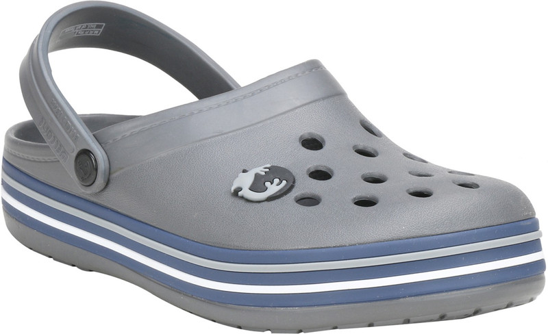 Men grey clogs clearance